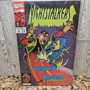 Nightstalkers #8 Hannibal King vs Morbius Marvel Comics Comic Book